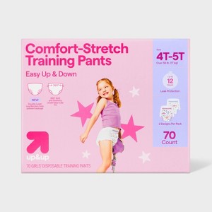 Girls' Comfort-Stretch Disposable Training Pants - up&up™ - 1 of 4