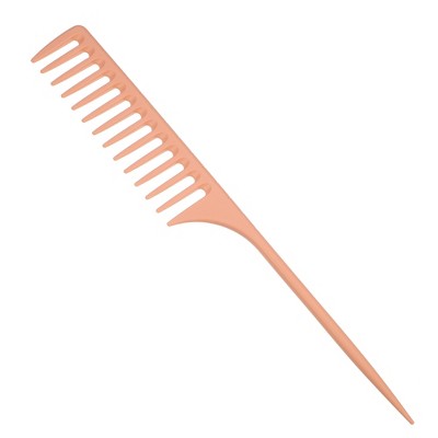 Unique Bargains Portable Plastic Wide Tooth Tip Tail Hair Combs 1 Pc