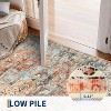 Indoor Washable Vintage Rug, Non Slip Non-Shedding Floor Mat, Soft Low Pile Thin Foldable Throw Carpet for Bedroom Nursery Dining Room - 3 of 4
