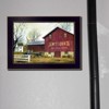 DSVIMOY Antique Barn Wall Art, Printed Wall Art, Ready to Hang Framed Poster, Black Frame, Multicolor, 14"*10"*1" - 2 of 4