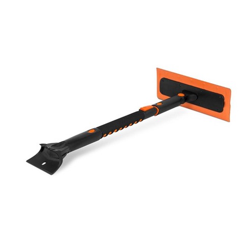 Snow Moover 58 Extendable Snow Brush with Squeegee & Ice Scraper