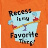 Boys' - Dr. Seuss - Recess Is My Favorite Thing Short Sleeve Graphic T-Shirt - 2 of 4
