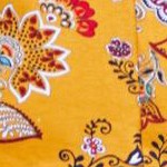 honey mustard paisley floral