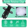 Itopfox 20 PCS Fender Liner Push-Type Retainer Clip Fastener, Bumper Engine Under Cover Clip, Car Retainer Clips, Compatible with Hyundai Kia Accent - 3 of 4