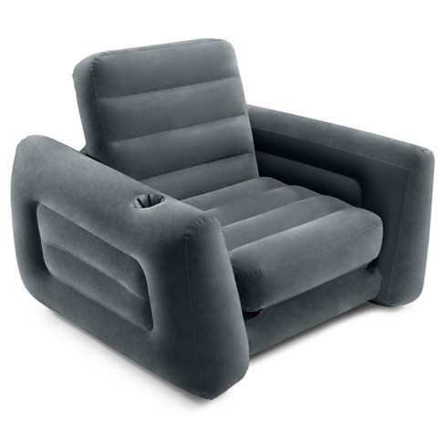 Intex 66551ep Inflatable Pull Out Sofa, Twin Bed Chair