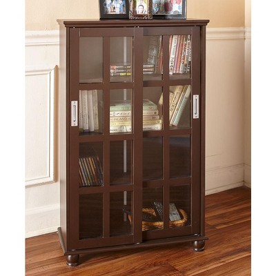 The Lakeside Collection Sliding Glass Door Storage Cabinet