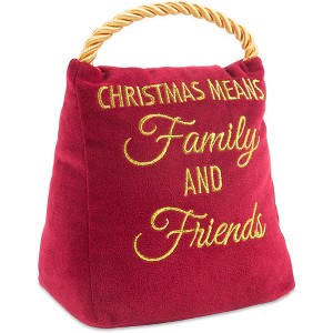 Pavilion Gift Company - Family & Friends - 5" x 6" Velvet Door Stopper - Door Stops - 1 of 4