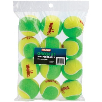 Unique Sports Low Compression Quickstart Tennis Balls for Full Court (Pack of 12)