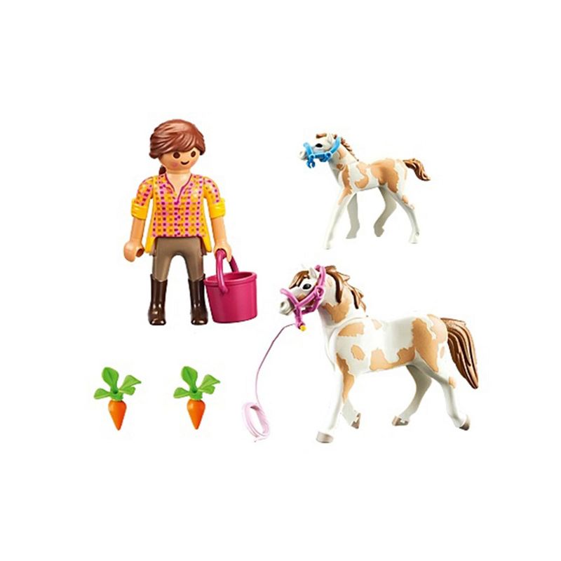 Playmobil 71243 Country Horse with Foal Building Set, 2 of 6
