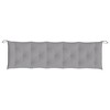 vidaXL Garden Bench Cushion Gray 70.9"x19.7"x2.8" Oxford Fabric - 4 of 4