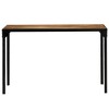 vidaXL Dining Table Brown and black - 3 of 4