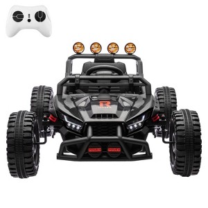 Coucheta 24V Kids Electric UTV Ride On Toy – Remote Control, Dual 130W Motors, 4 Shock Absorbers, LED Lights, Music for 3+ Boys, Girls - 1 of 4