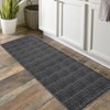 Machine Washable Hallway Runner Rug 2x6 Braided Print Entryway Rug Non-Slip Stain Resistant Area Rug for Laundry Bedside Modern Solid Kitchen Mat - 3 of 4