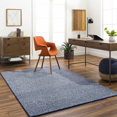 Hauteloom Alyra Blue Solid Area Rug