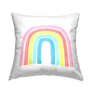 Stupell Industries Traditional Pastel Arch Rainbow Children's Striped Pattern - 1 of 3