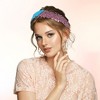 Unique Bargains Women's Sparkle Sequins Headbands Pink Blue 1 Pc - 2 of 4