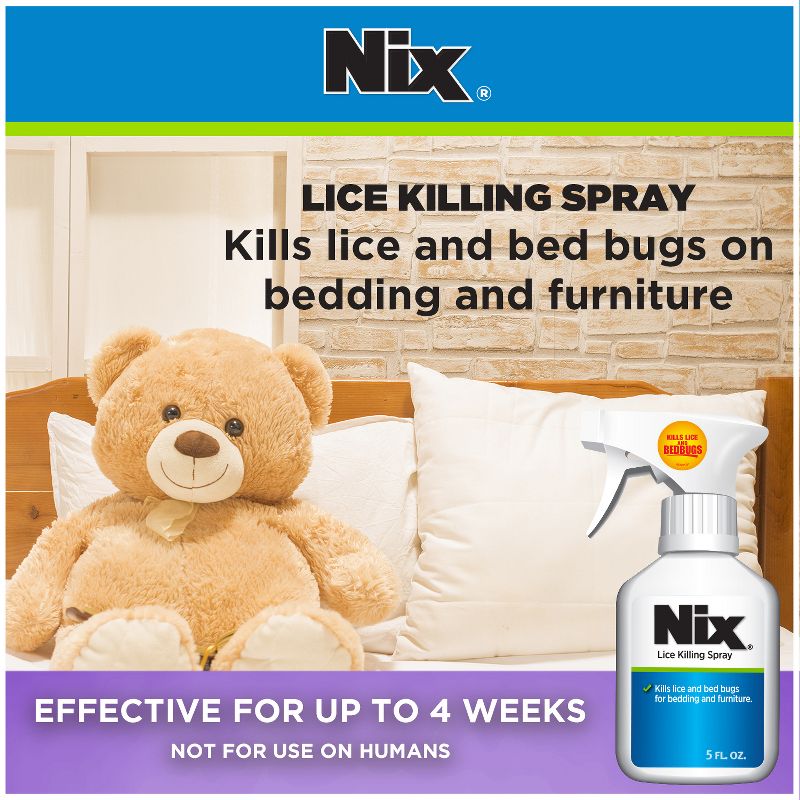 Nix Complete Lice Treatment Kit Lice Removal Treatment For Hair and Home - 9 fl oz, 6 of 8