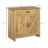 NicBex 2-Door Sideboard Cabinet Minimalist Kitchen Buffet Cabinet with 2 Drawers Small Coffee Bar Cabinet for Kitchen,Living Room - 3 of 4