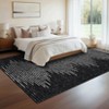 Indoor Modern Soft Washable Area Rugs with Stripped Lines Print for Bedroom Living Room - 4 of 4