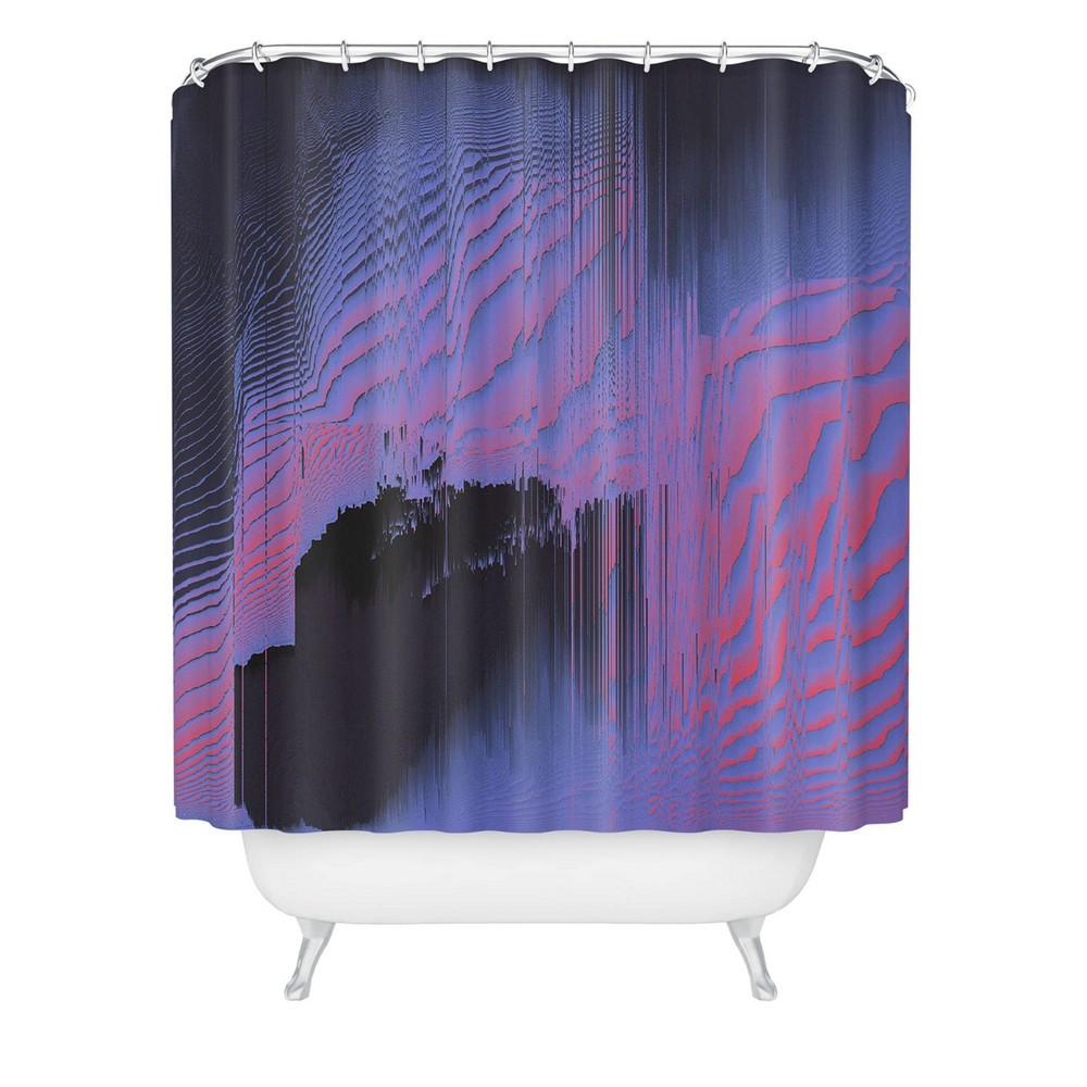 Photos - Shower Curtain Deny Designs DuckyB Nameless  Pink : Microfiber, Machine Washable, Non-Slip Backing