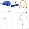 Dog Agility Training Set with Tunnel,Jump Ring,Weave Poles,Pause Box and Carry Bag,5 Piece Outdoor Obstacle Course for Dogs - LAOTIES - 3 of 4