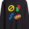 Men's - UNO - Men's Long Sleeve T-Shirt Long Sleeve Graphic T-Shirt - 2 of 4