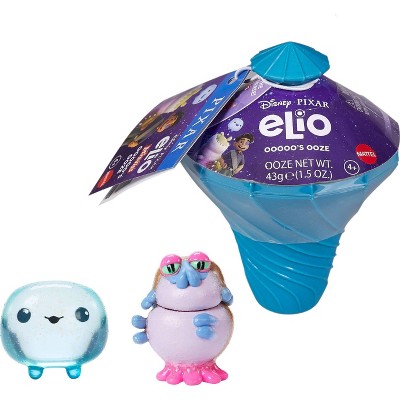 Disney and Pixar Elio Movie Blind Pack, 2 Mini Figures with Play Goo in Spaceship Alien 3 and 4