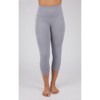 90 Degree By Reflex Womens 2 Pack Interlock Tribeca Elastic Free High Waist Side Pocket Capri and Interlock Everyday High Waist Basic Capri Legging - 2 of 4
