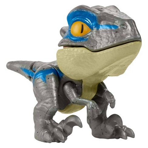 Jurassic World Camp Cretaceous Snap Squad Velociraptor Blue Target