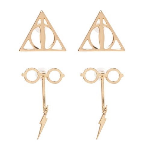 Harry Potter Logo Earring Set Target