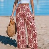 Women's Bohemian Printed Wide Leg Palazzo Pants - Cupshe - 3 of 4
