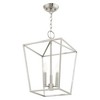 Livex Lighting Devonshire 3 - Light Pendant in  Brushed Nickel - 3 of 4