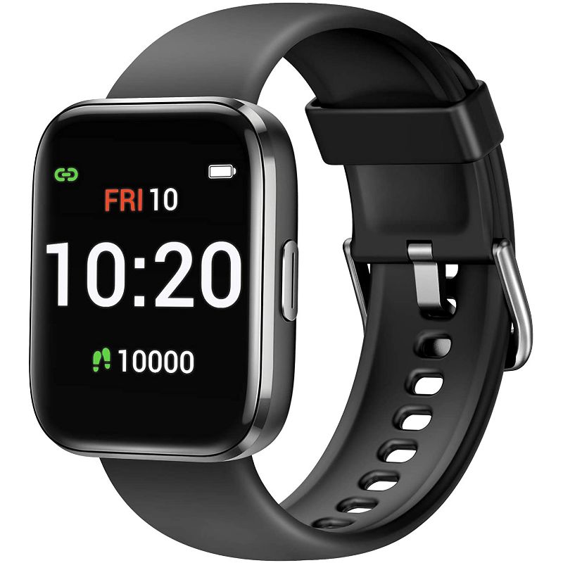 Letsfit  Smartwatch Fitness Tracker with Blood Oxygen Saturation & Heart Rate Monitor For iPhone and Android IW1, 1 of 9