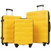 3-Piece Matching Hardshell Luggage Set,Checked Suitcases Expandable Lightweight Spinner Suitcases with TSA Lock (20"/24"/28")-Cuddlewood - 2 of 4