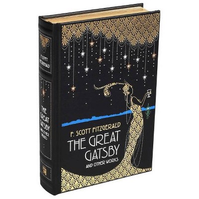 The Great Gatsby and Other Works - (Leather-Bound Classics) by  F Scott Fitzgerald (Leather Bound)