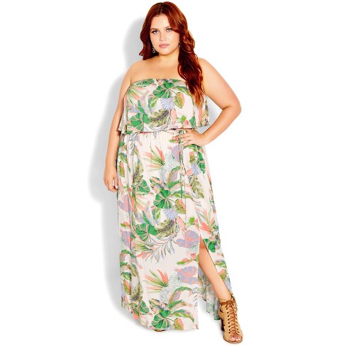 Women's Plus Size Samira Maxi Dress - Iv Samira | City Chic : Target
