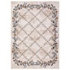 Modern Washable Area Rug for Living Room, Floral Pattern Floor Mat with Non Slip Backing, Low Pile Stain Resistant Lightweight Carpe - 3 of 4