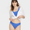 Women's Cotton Stretch Thong Underwear with Elastic Waist - Auden™ - 3 of 4