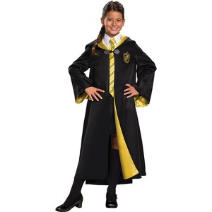 Disguise Kids' Presitge Harry Potter Hufflepuff Robe Costume - 1 of 4