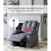 Oversized Recliner Chairs with Heat and Massage - 360° Swivel Lazy Recliner Chair for Adults Holder for Living Rooms, Bedrooms and Nurseries - 4 of 4