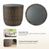 Spruce & Spring Patio Wicker Furniture Set Outdoor Rattan Bistro Set - 4 of 4