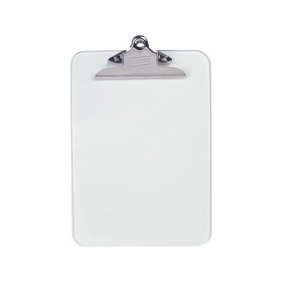 Staples Plastic Clipboard Letter Clear 12" x 9" 10526 Each (10526) 121772