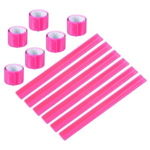 Unique Bargains High Visibility Reflective Slap Bands for Night Jogging Cycling Hiking 12 Pcs - 1 of 3