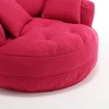 PAGED Modern Bean Bag Chair Giant Accent Chair with 3 Pillows, Single Sofa Sleeper Chair for Lounging, Reading, Gaming - 4 of 4