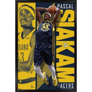 Trends International NBA Indiana Pacers - Pascal Siakam 25 Framed Wall Poster Prints - 1 of 4