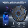 SUGIFT Smart Music Boxing Trainer Wall Mount with LED Lights Bluetooth Speaker Punch Counter for Reflex Speed Training Adults Kids - 2 of 4