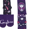Coraline Mixed Icons Womens Casual Crew Socks 5 Pack - 4 of 4