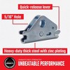 SNAP-LOC E-Track EA-Fitting Tie-Down with 1/2 Inch hole for Hook-Straps, Rope, Cable, 2-Pack - 4 of 4