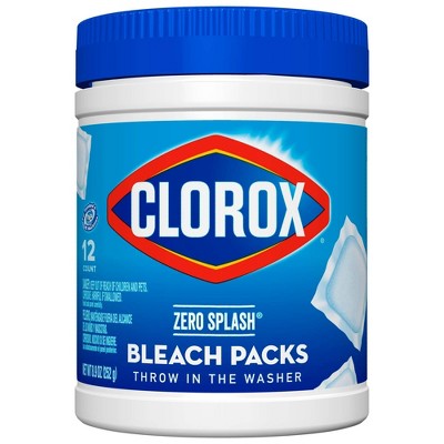 Clorox Zero Splash Bleach Packs - 12ct