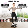 SEVOBAL Exercise Trainers Mini Full Body Stepper - Resistance Bands Included, Adjustable Intensity, LCD Tracker, Black, 12"*16"*8.5" - 3 of 4